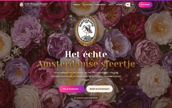 Schermafbeelding van Café BloemenBeppie
