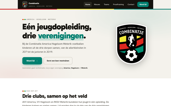 Schermafbeelding van SJO Combinatie AHM